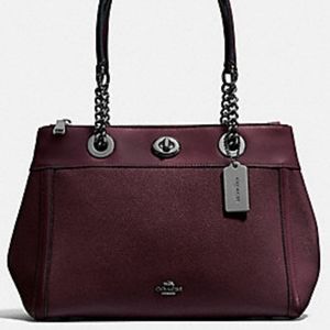 COACH Red Cherry Leather purse